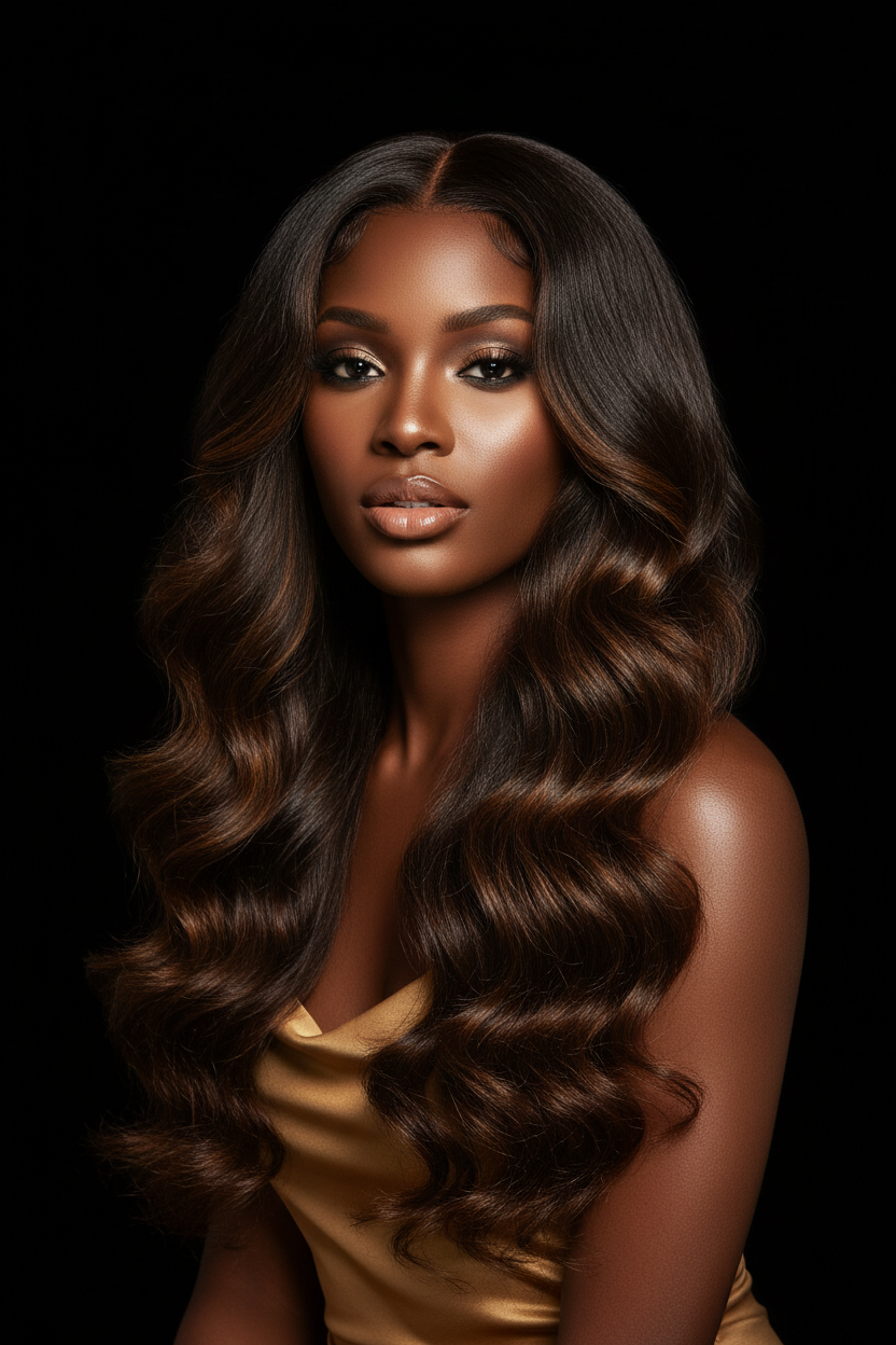 Raw Hair Wavy porté